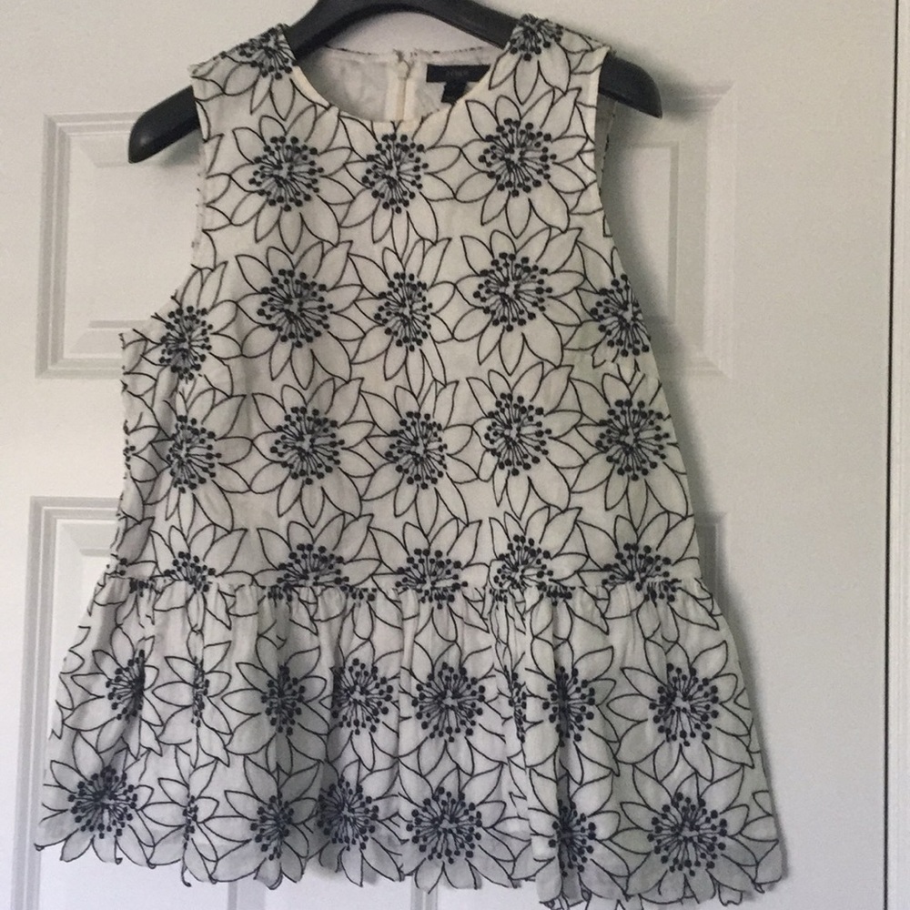 J. Crew Fall 2017 Ruffle Hem Top